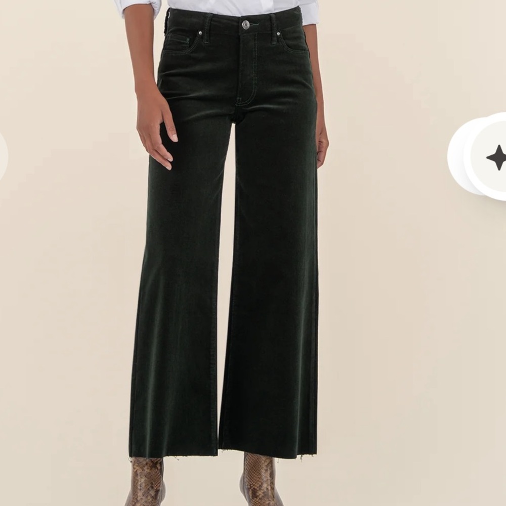 KUT Meg Corduroy High Rise Wide Leg, Petite